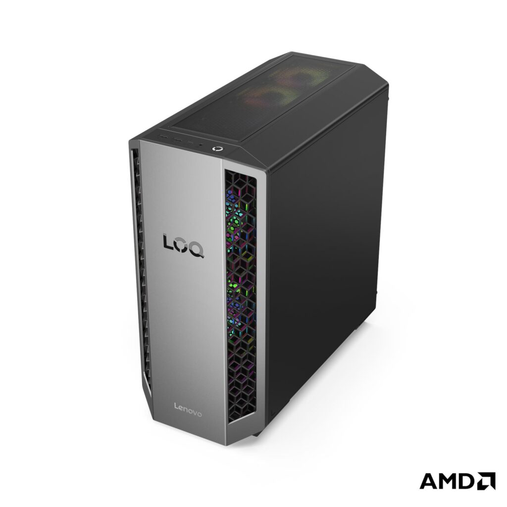 מחשב נייח Lenovo LOQ Tower 26ADR10 91DF009YYS AMD Ryzen 7 8745HX / 32GB RAM / 1TB SSD / NVIDIA GeForce RTX 5070 / Windows 11 Home
