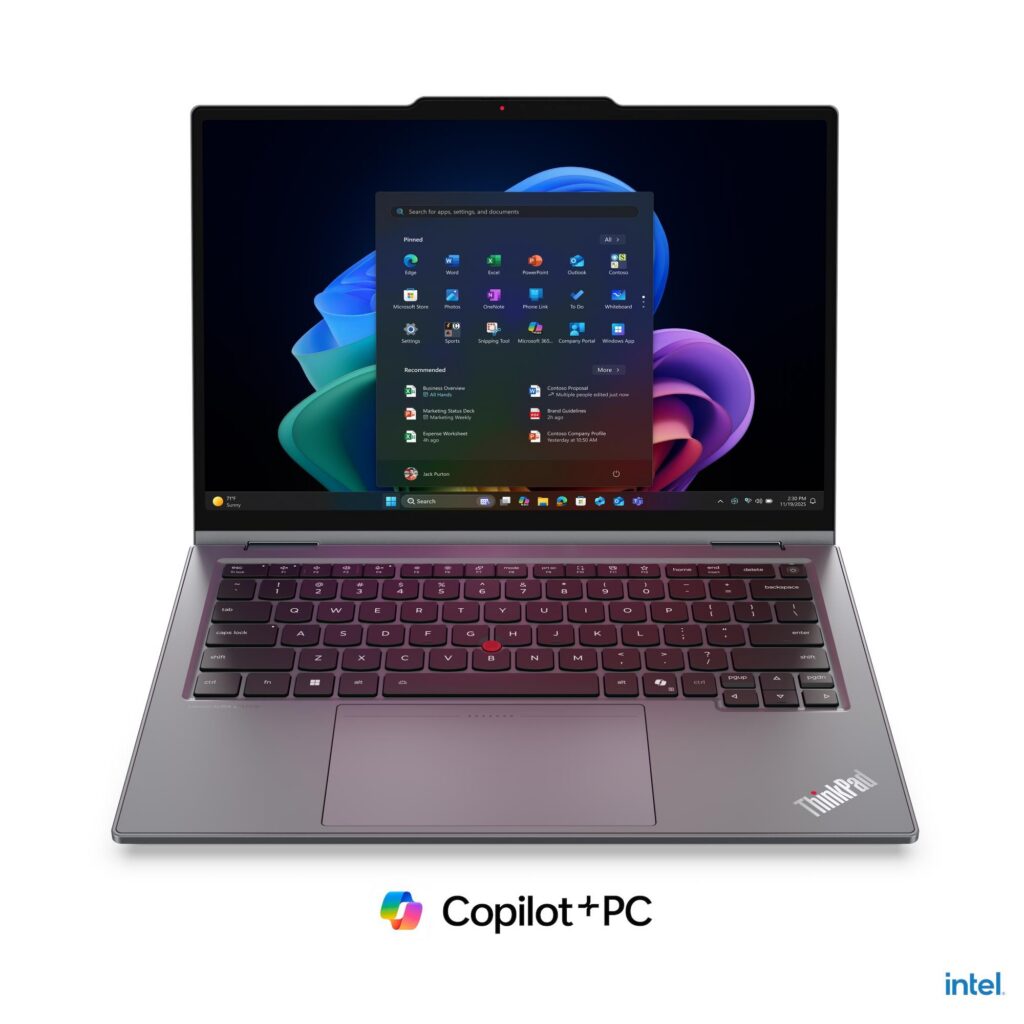 מחשב נייד להמרה Lenovo ThinkPad X1 2-in-1 Gen 11 Aura Edition 21V9005VIV 14" Intel Core Ultra 7 355 / 32GB RAM / 512GB SSD / Windows 11 Pro