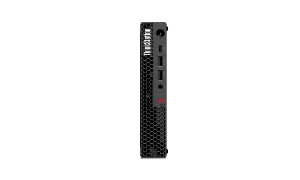 תחנת עבודה Lenovo ThinkStation P3 Tiny Gen 2 30K5002UIV Intel Core Ultra 9 285T / 64GB RAM / 2TB SSD / NVIDIA RTX A1000 / Windows 11 Pro