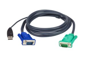 כבל KVM ATEN 2L-5202U USB באורך 1.8 מטר