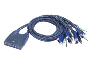 מתג KVM ATEN CS64US 4 יציאות VGA USB