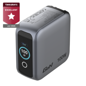 VERBATIM MINI GAN CHARGER 100W WITH DISPLAY