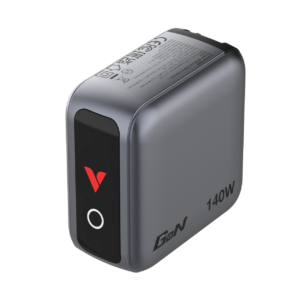 VERBATIM MINI GAN CHARGER 140W WITH DISPLAY