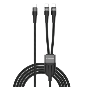 Verbatim Sync & Charge USB-C to Dual USB-C Cable