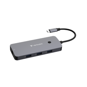 VERBATIM USB-C™PRO MULTIPORT HUB 1 x HDMI, 1 x RJ45, 2 x USB-C 3.2 Gen2, 1 x USB-A 3.2 Gen2, 2 x USB-A 3.2 Gen1, 1 x SD card slot, 1 x microSD card slot
