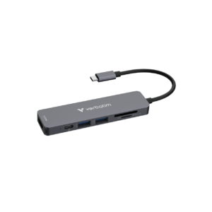 Verbatim USB-C Essentials Multiport Hub 6 Port with card read
