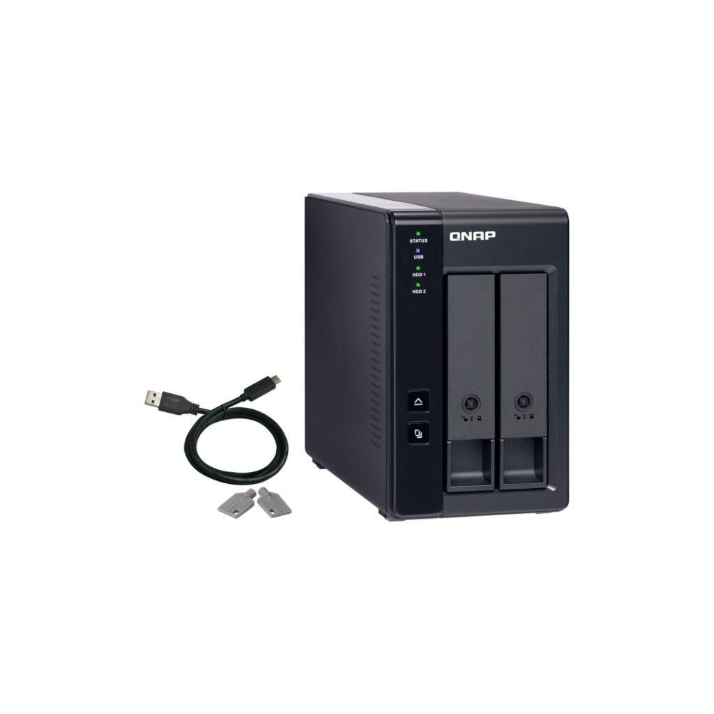 יחידת הרחבה לשרת NAS QNAP TR-002 - 2 מפרצים