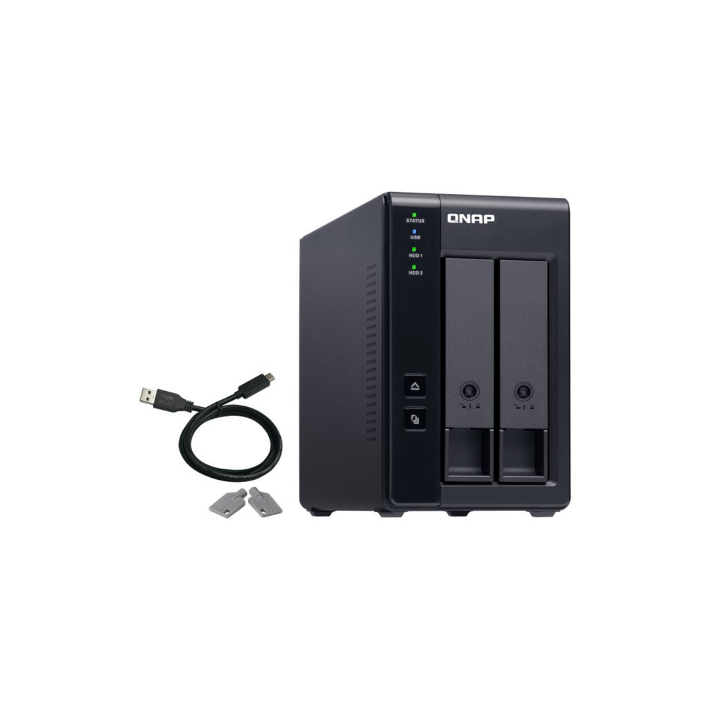 יחידת הרחבה לשרת NAS QNAP TR-002 - 2 מפרצים