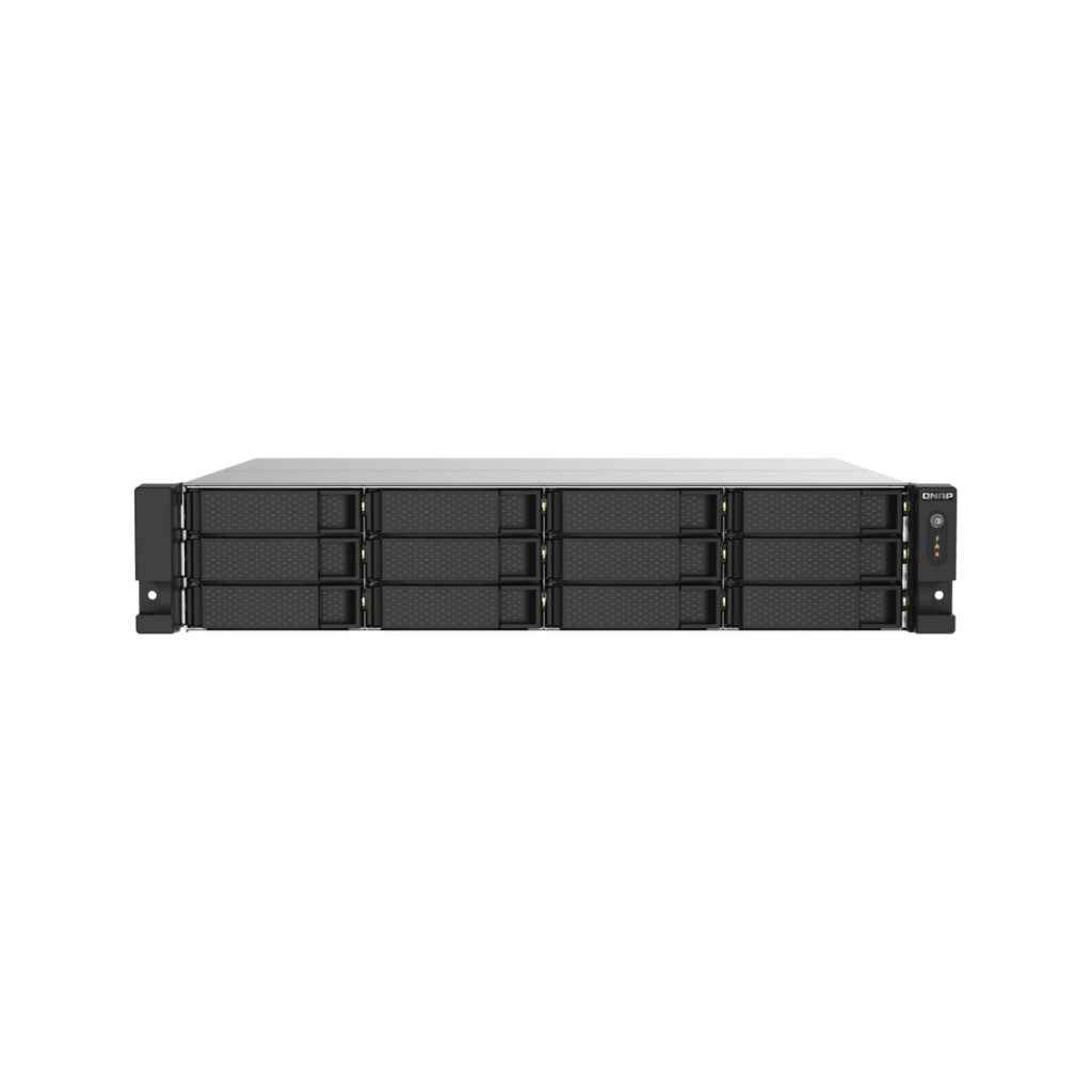 שרת אחסון NAS QNAP TS-1273AU-RP-8G - 12 מפרצים, 8GB RAM, למסד (Rack)