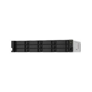 שרת אחסון NAS QNAP TS-1273AU-RP-8G - 12 מפרצים, 8GB RAM, למסד (Rack)