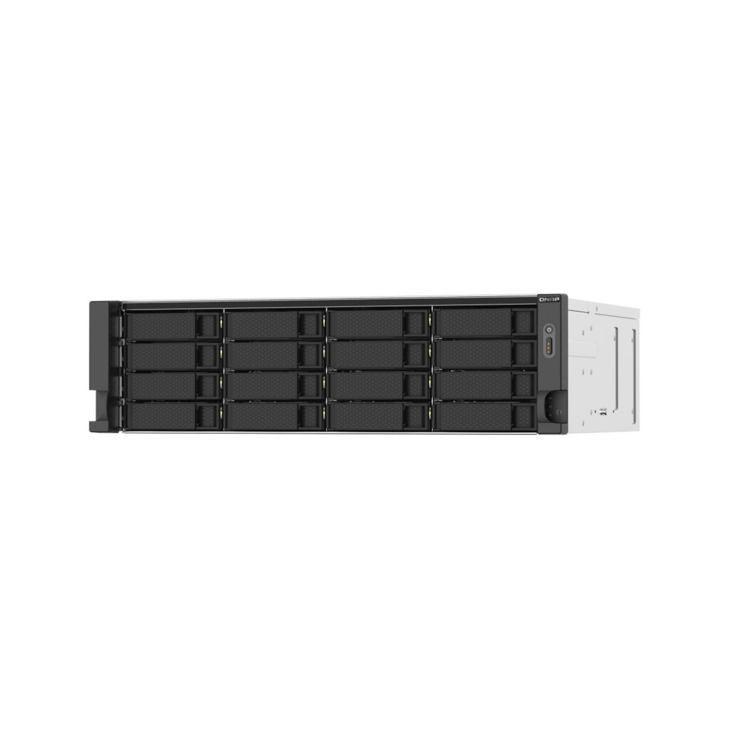 שרת אחסון NAS QNAP TS-1673AU-RP-16G – 16 מפרצים, 16GB RAM, למסד (Rack)