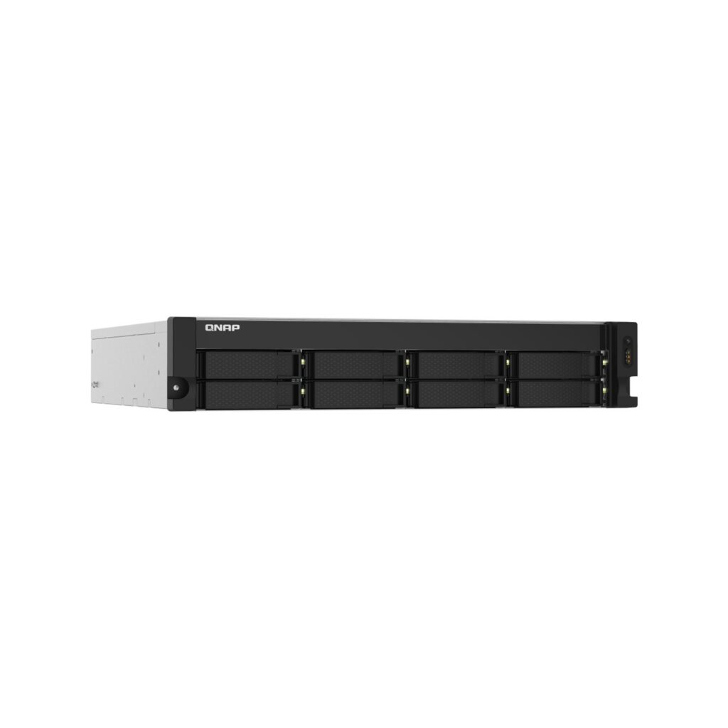 שרת אחסון NAS QNAP TS-832PXU-RP-4G - 8 מפרצים, 4GB RAM, למסד (Rack)
