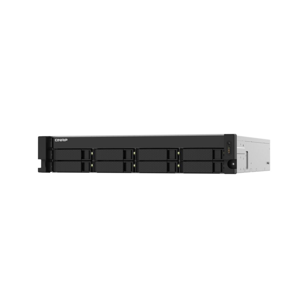 שרת אחסון NAS QNAP TS-832PXU-RP-4G – 8 מפרצים, 4GB RAM, למסד (Rack)