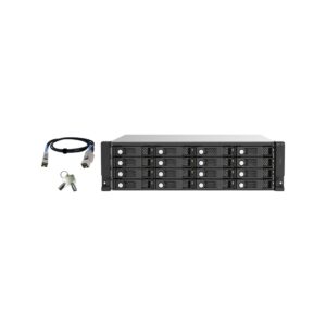 יחידת הרחבה לשרת NAS QNAP TL-R1620Sep-RP - 16 מפרצים, למסד (Rack)