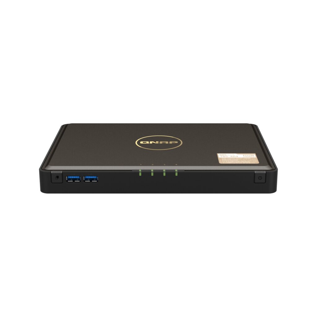שרת אחסון NAS QNAP NASbook TBS-464-8G - 4 חריצי M.2 NVMe, 8GB RAM