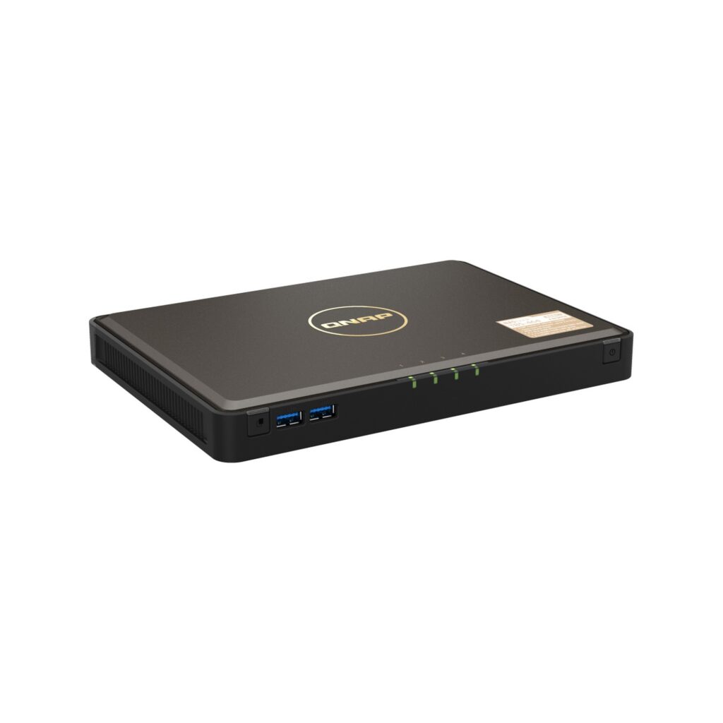 שרת אחסון NAS QNAP NASbook TBS-464-8G - 4 חריצי M.2 NVMe, 8GB RAM