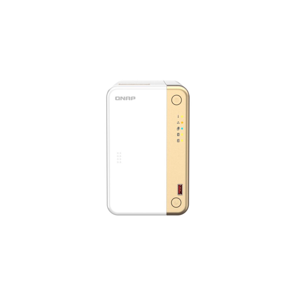 שרת אחסון NAS QNAP TS-262-4G - 2 מפרצים, 4GB RAM, שולחני (Tower)