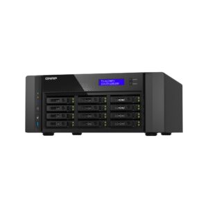 שרת אחסון NAS QNAP TS-h1290FX-7232P-64G - 12 מפרצים, 64GB RAM, שולחני (Tower)
