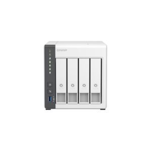 שרת אחסון NAS QNAP TS-433-4G - 4 מפרצים, 4GB RAM