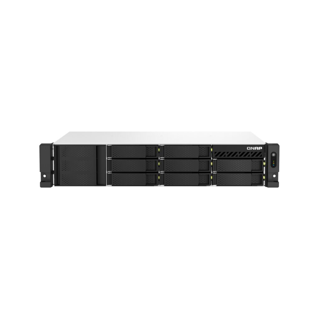 שרת אחסון NAS QNAP TS-873AeU-RP-4G – 8 מפרצים, 4GB RAM, למסד (Rack)