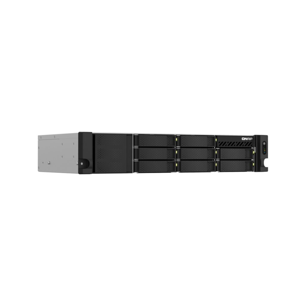 שרת אחסון NAS QNAP TS-873AeU-RP-4G - 8 מפרצים, 4GB RAM, למסד (Rack)