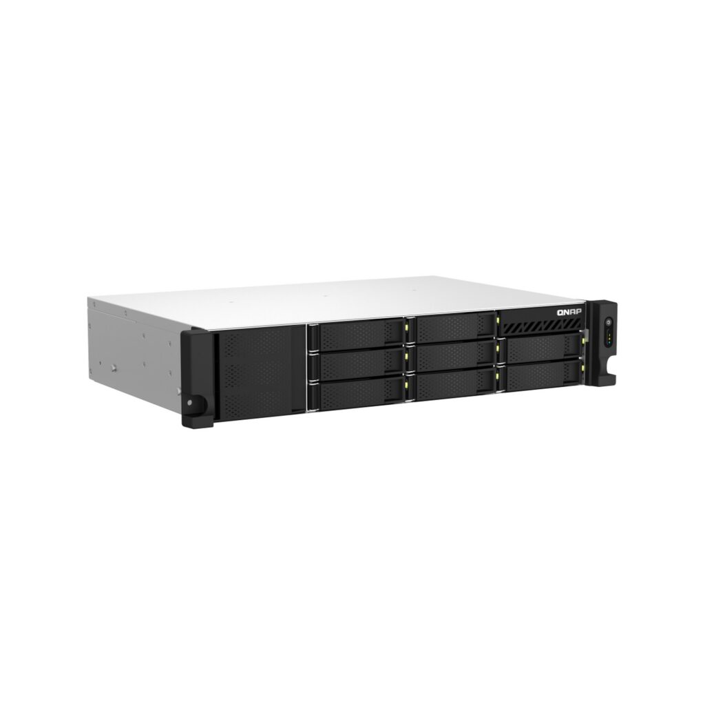 שרת אחסון NAS QNAP TS-873AeU-RP-4G - 8 מפרצים, 4GB RAM, למסד (Rack)