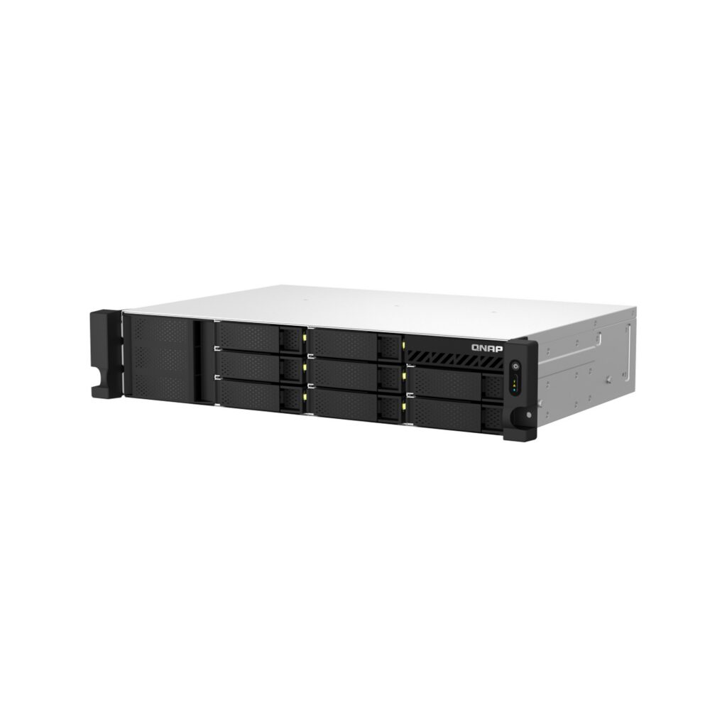 שרת אחסון NAS QNAP TS-873AeU-RP-4G - 8 מפרצים, 4GB RAM, למסד (Rack)