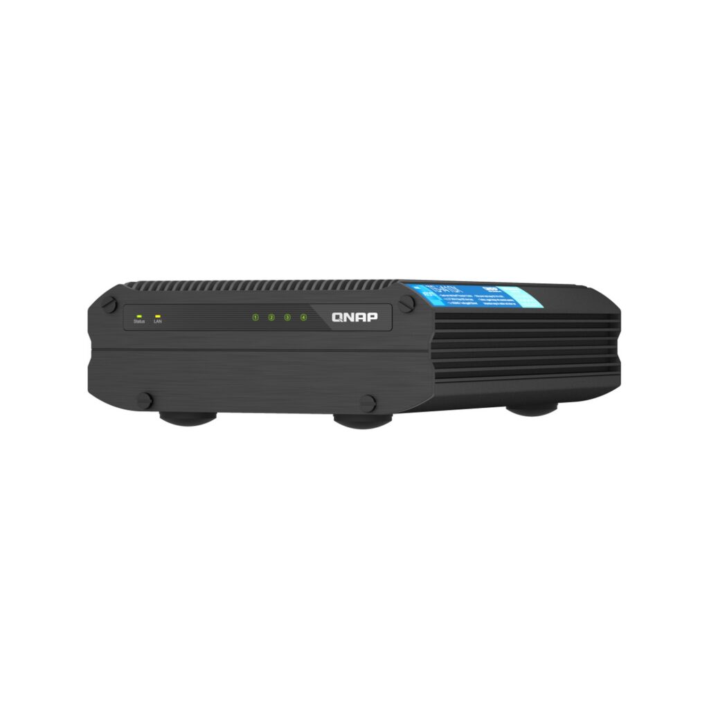 שרת אחסון NAS QNAP TS-i410X-8G – 4 מפרצים, 8GB RAM, שולחני (Tower)
