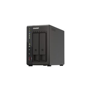 שרת אחסון NAS QNAP TS-253E-8G - 2 מפרצים, 8GB RAM, שולחני (Tower)