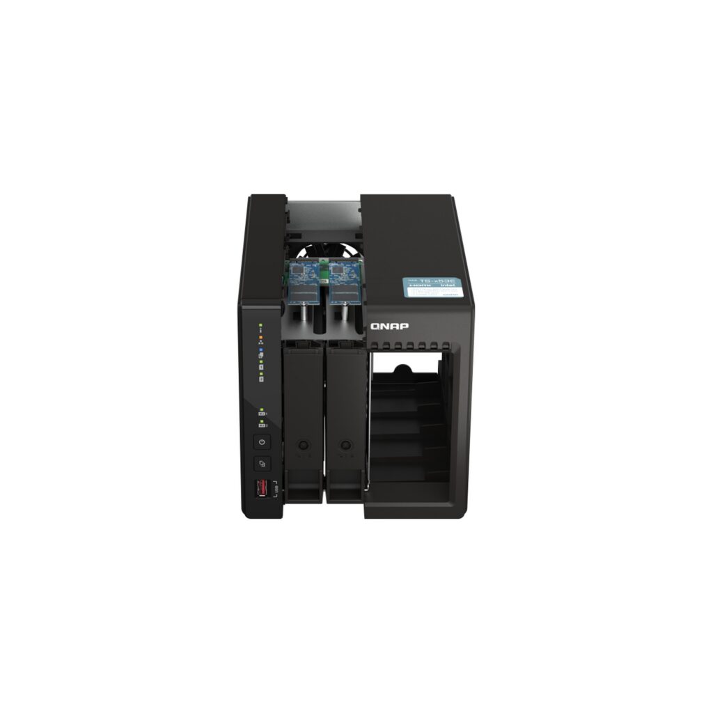 שרת אחסון NAS QNAP TS-253E-8G - 2 מפרצים, 8GB RAM, שולחני (Tower)