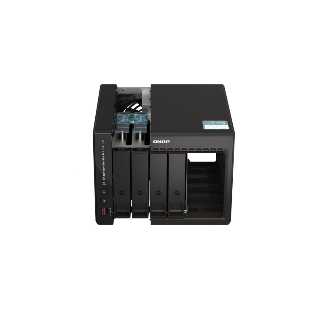 שרת אחסון NAS QNAP TS-453E-8G - 4 מפרצים, 8GB RAM, שולחני (Tower)