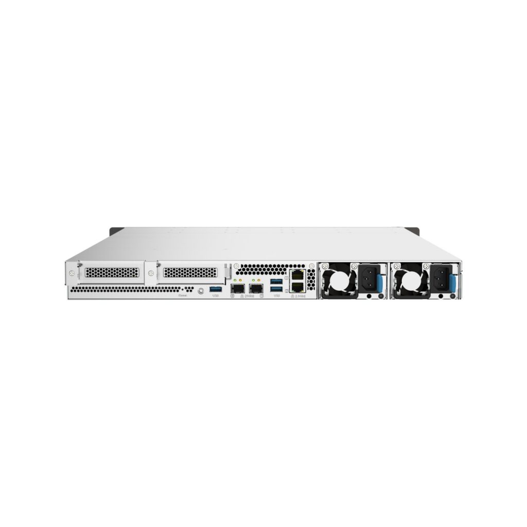 שרת אחסון NAS QNAP TS-h1090FU-7302P-128G - 10 מפרצים, 128GB RAM, למסד (Rack)