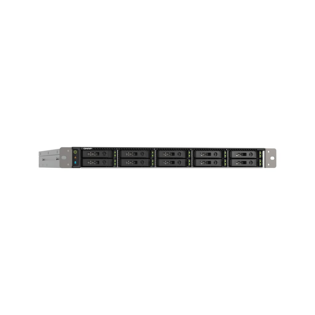 שרת אחסון NAS QNAP TS-h1090FU-7302P-128G - 10 מפרצים, 128GB RAM, למסד (Rack)