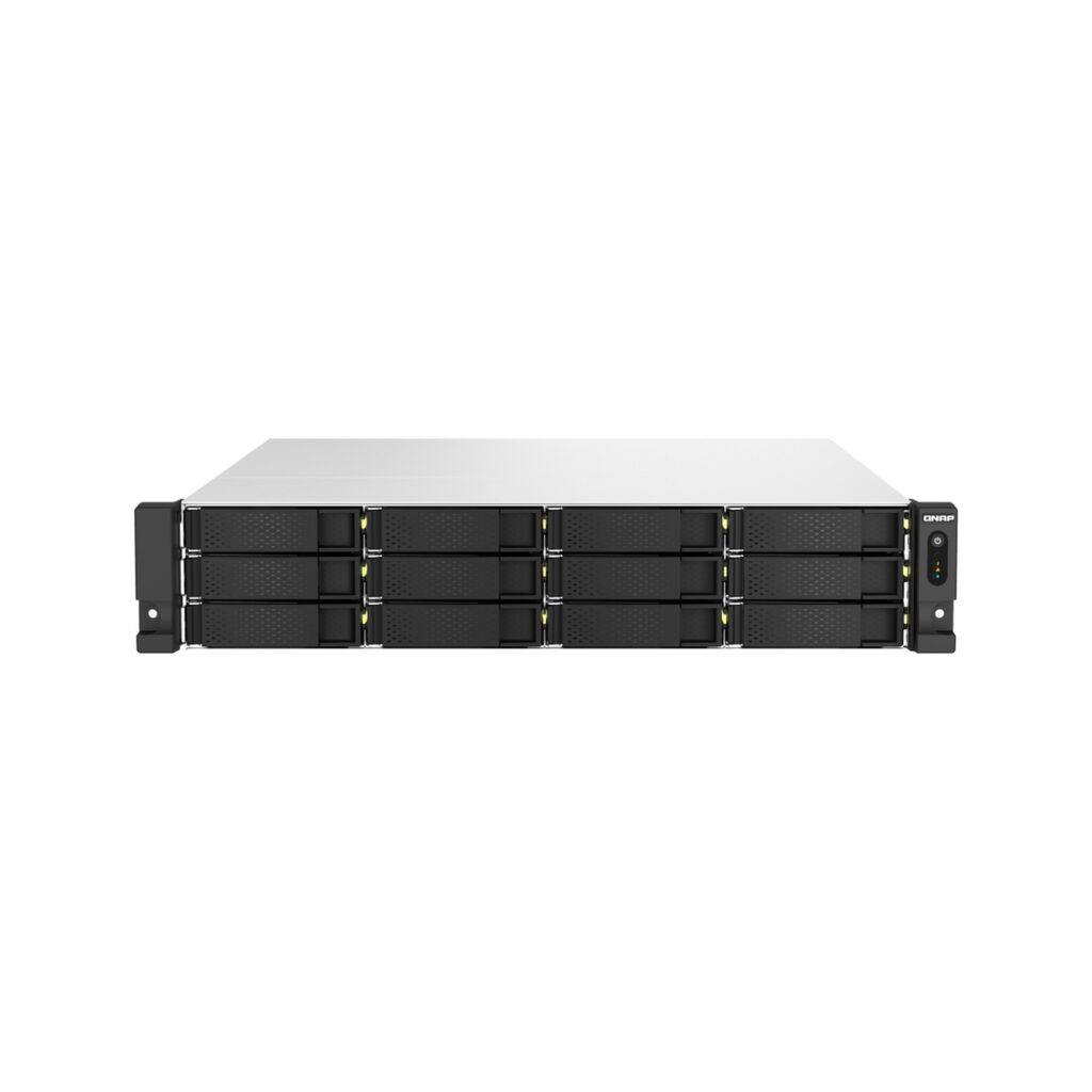 שרת אחסון NAS QNAP TS-h1887XU-RP-E2336-32 - 18 מפרצים, 32GB RAM, למסד (Rack)