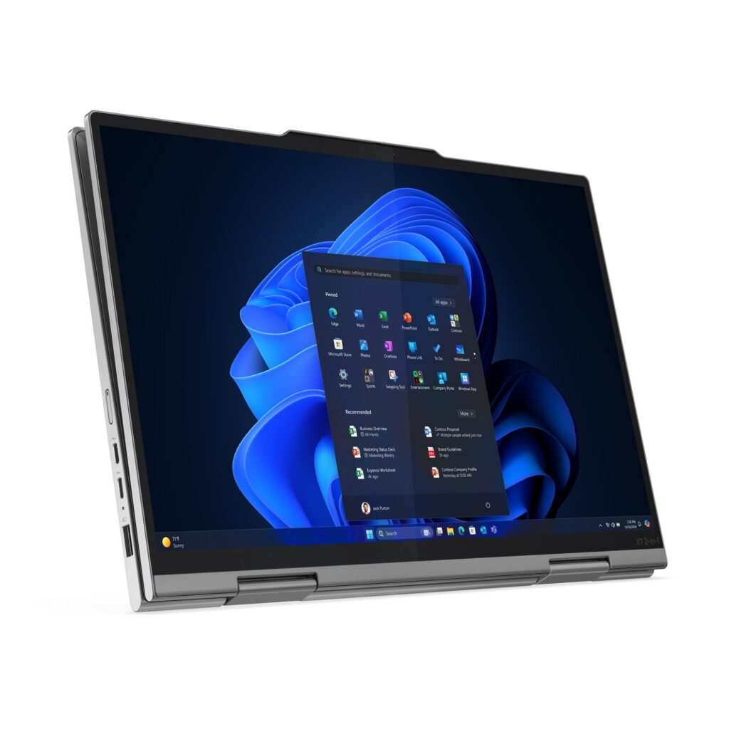 מחשב נייד Lenovo ThinkPad X1 2-in-1 Gen 10 Aura Edition 21Q00053IV 14" Intel Core Ultra 7 265U / 64GB RAM / 1TB SSD / Windows 11 Pro