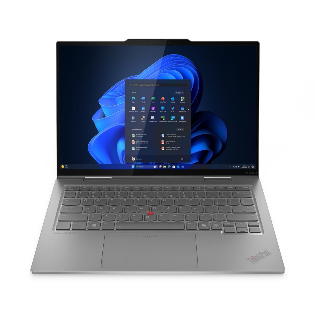 מחשב נייד Lenovo ThinkPad X1 2-in-1 Gen 10 Aura Edition 21Q00053IV 14" Intel Core Ultra 7 265U / 64GB RAM / 1TB SSD / Windows 11 Pro