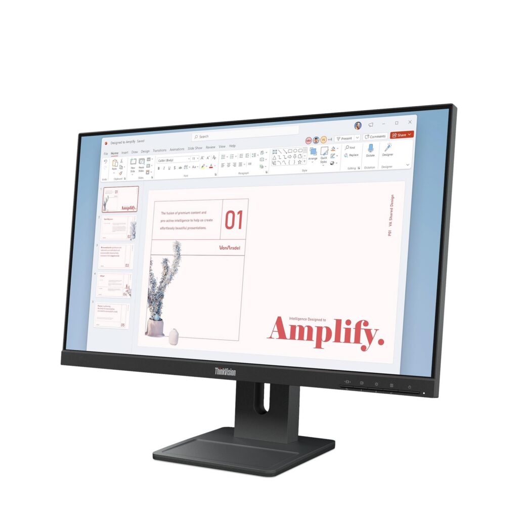 מסך Lenovo ThinkVision E24-40 64BAMAT1IS 23.8" Full HD (1920x1080) IPS 100Hz