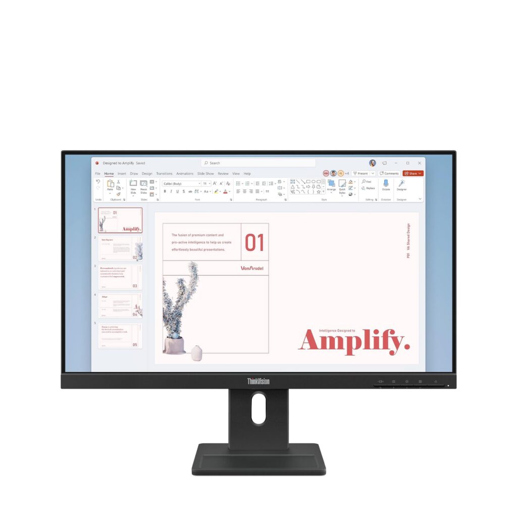מסך Lenovo ThinkVision E24-40 64BAMAT1IS 23.8" Full HD (1920x1080) IPS 100Hz