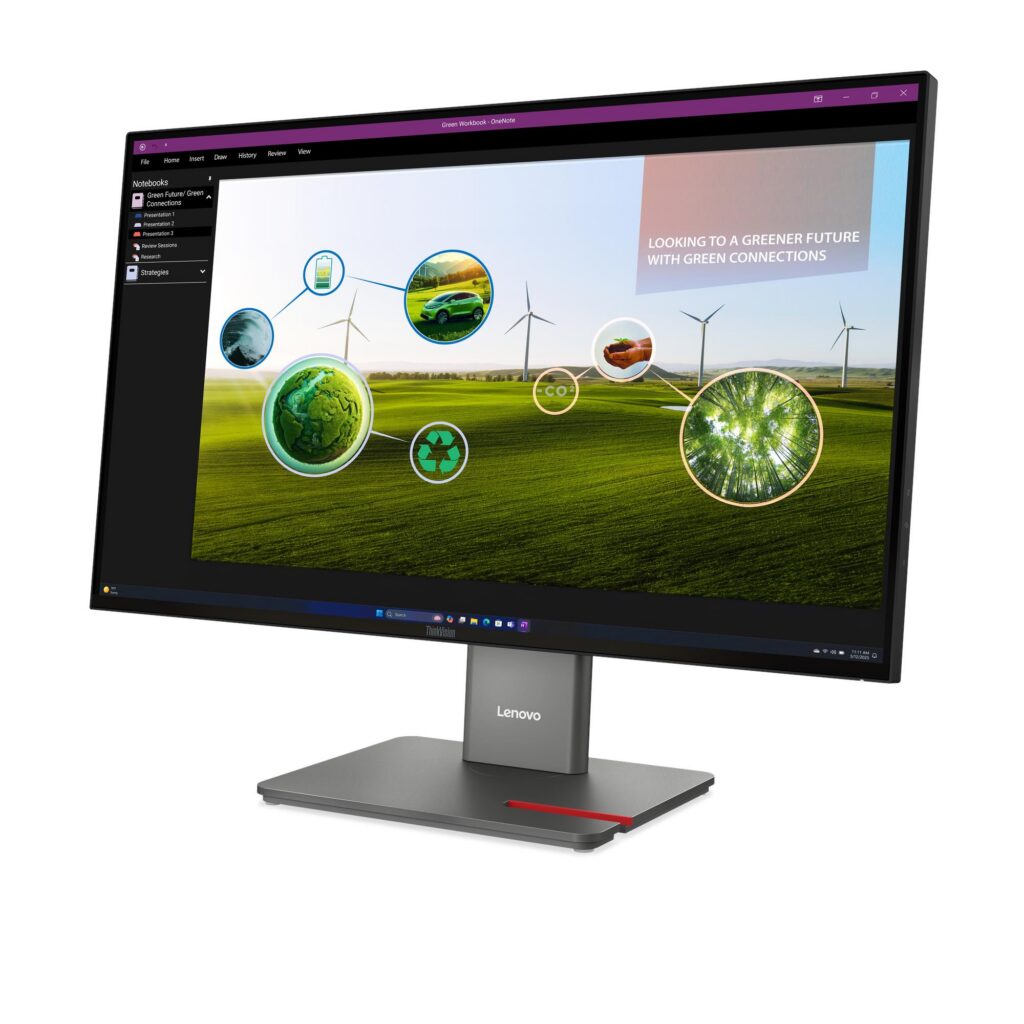 מסך Lenovo ThinkVision P27Q-40 64A7GAT6IS 27" QHD (2560x1440) IPS 120Hz USB-C 15W RJ45 אין