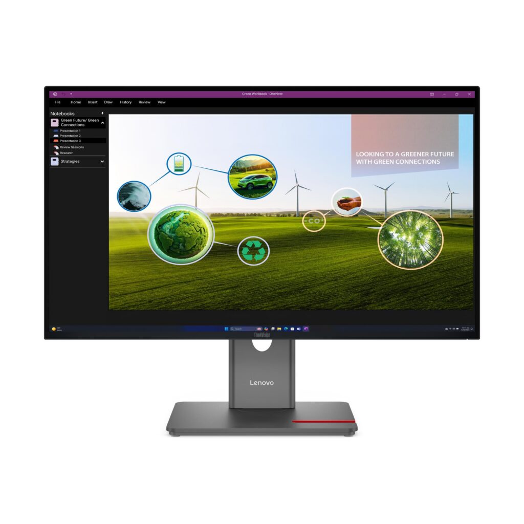 מסך Lenovo ThinkVision P27Q-40 64A7GAT6IS 27" QHD (2560x1440) IPS 120Hz USB-C 15W RJ45 אין
