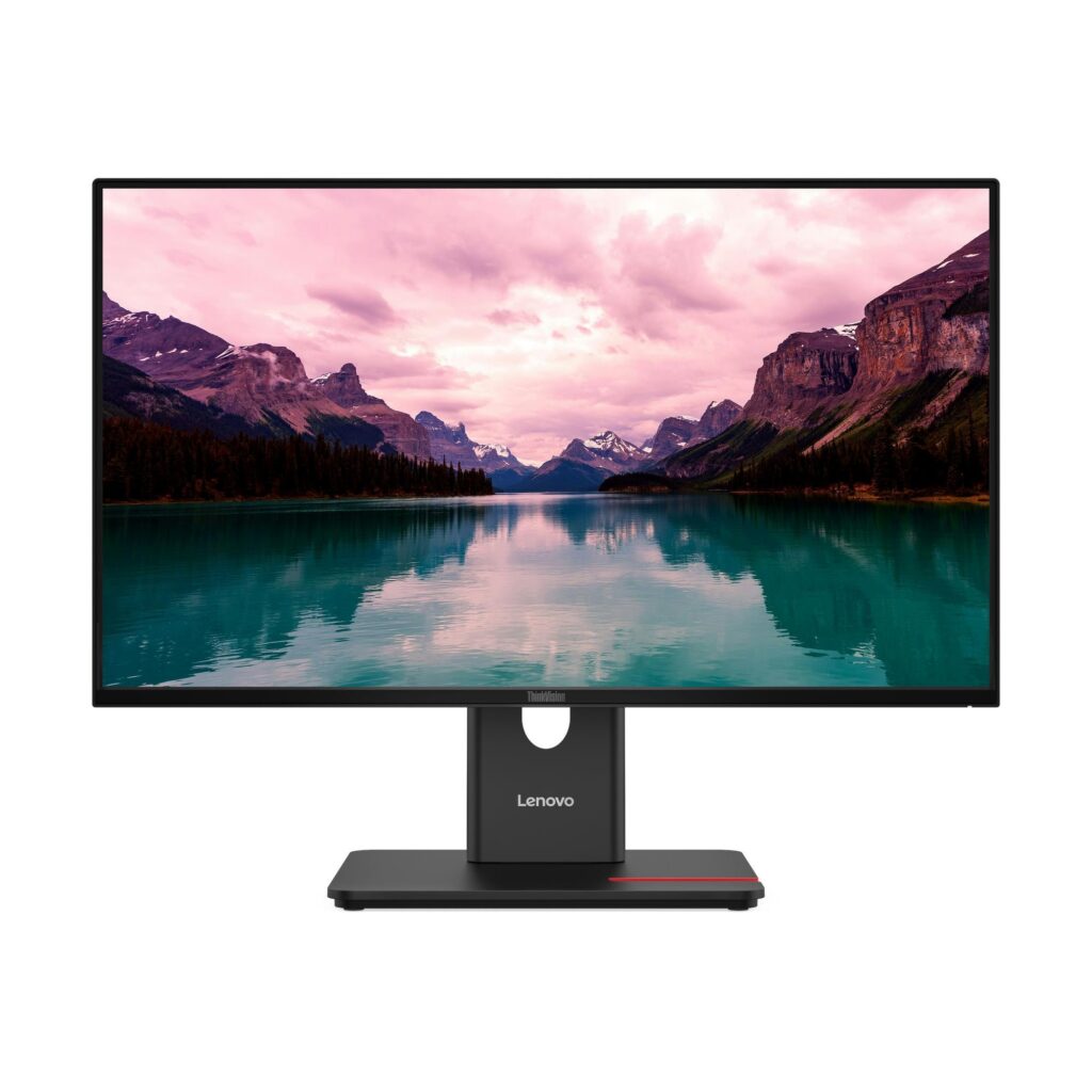 מסך Lenovo ThinkVision T24-40 64A4MATXIS 23.8" Full HD (1920x1080) IPS 120Hz, USB-C עם עגינה