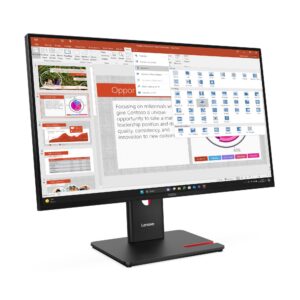 מסך Lenovo ThinkVision T27-40 64A5MAT6IS 27" Full HD (1920x1080) IPS 120Hz, USB-C עם עגינה, RJ45