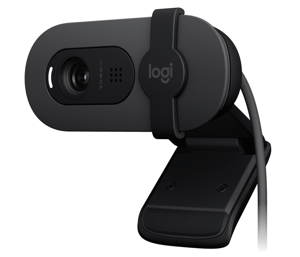 מצלמת רשת Logitech BRIO 100 – גרפיט