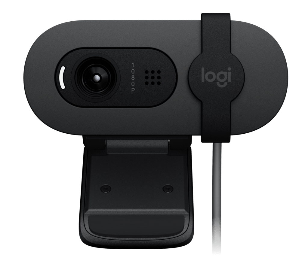 מצלמת רשת Logitech BRIO 100 – גרפיט