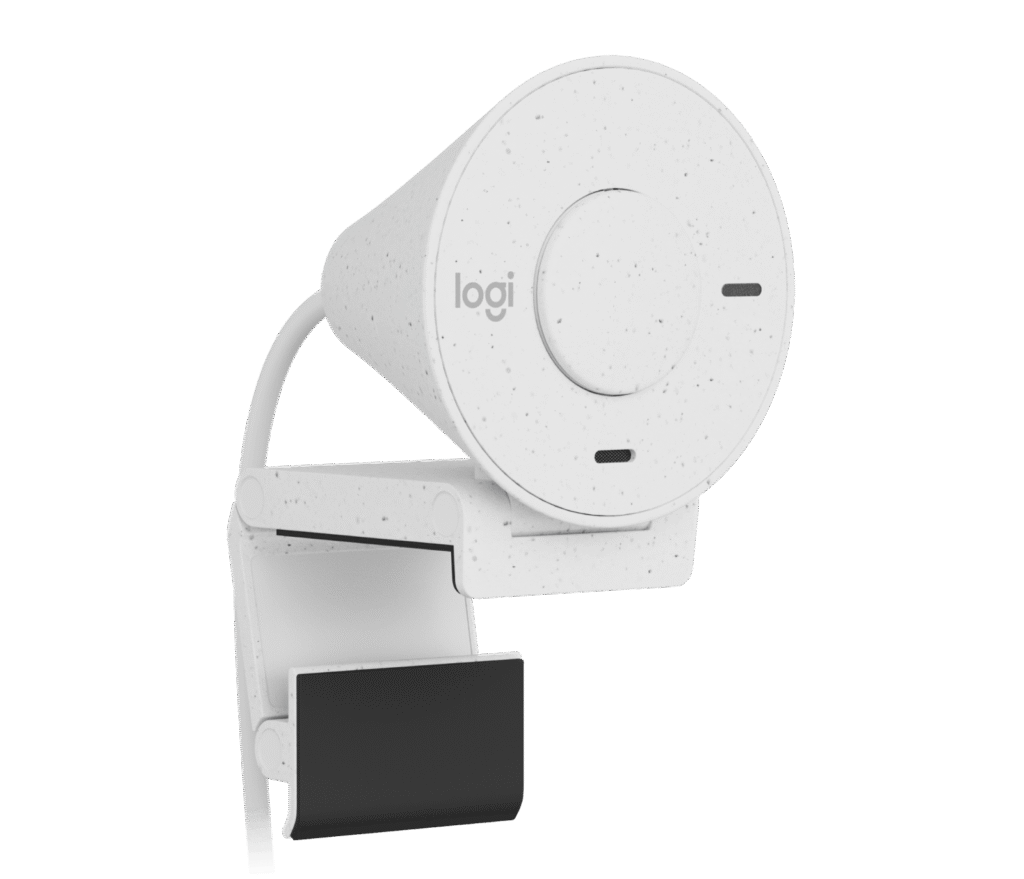 מצלמת רשת Logitech Brio 300 – לבן שבור