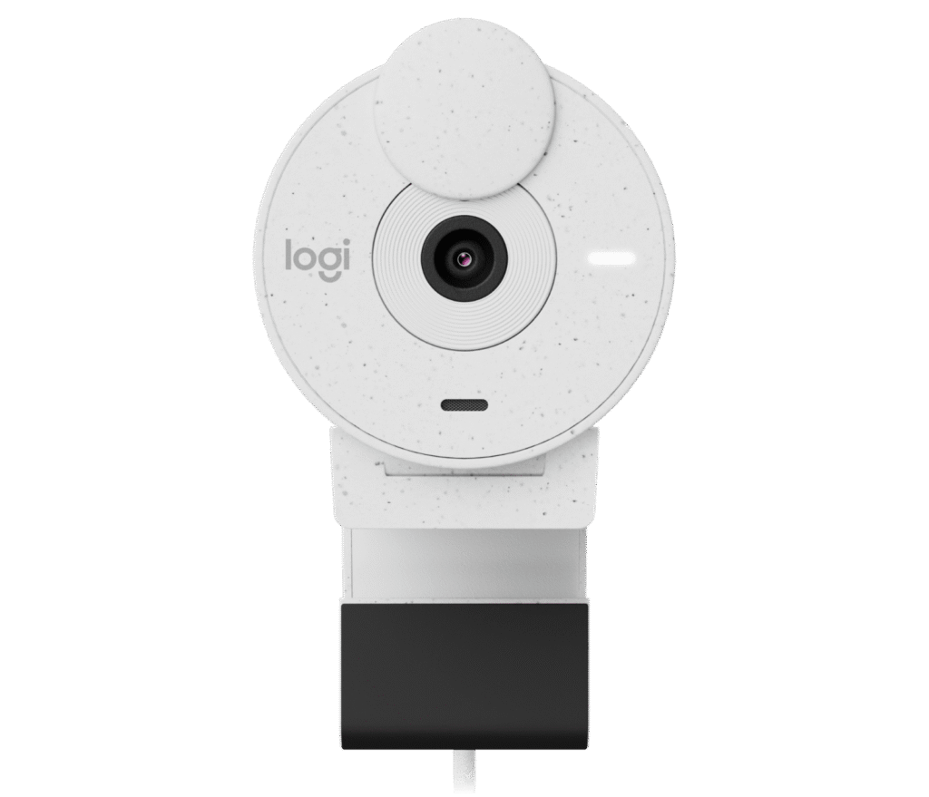מצלמת רשת Logitech Brio 300 – לבן שבור