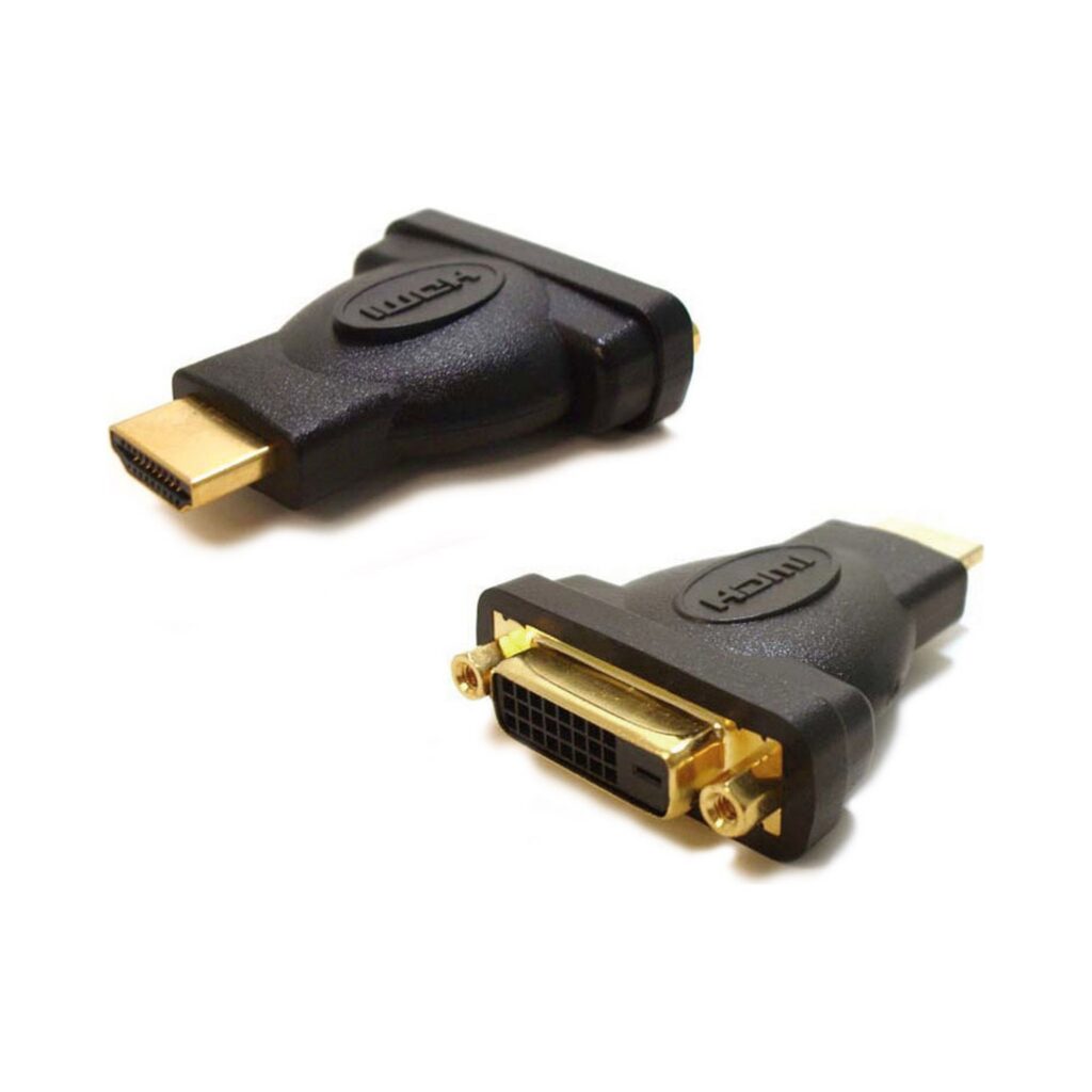 מתאם HDMI MALE TO DVI FEMALE