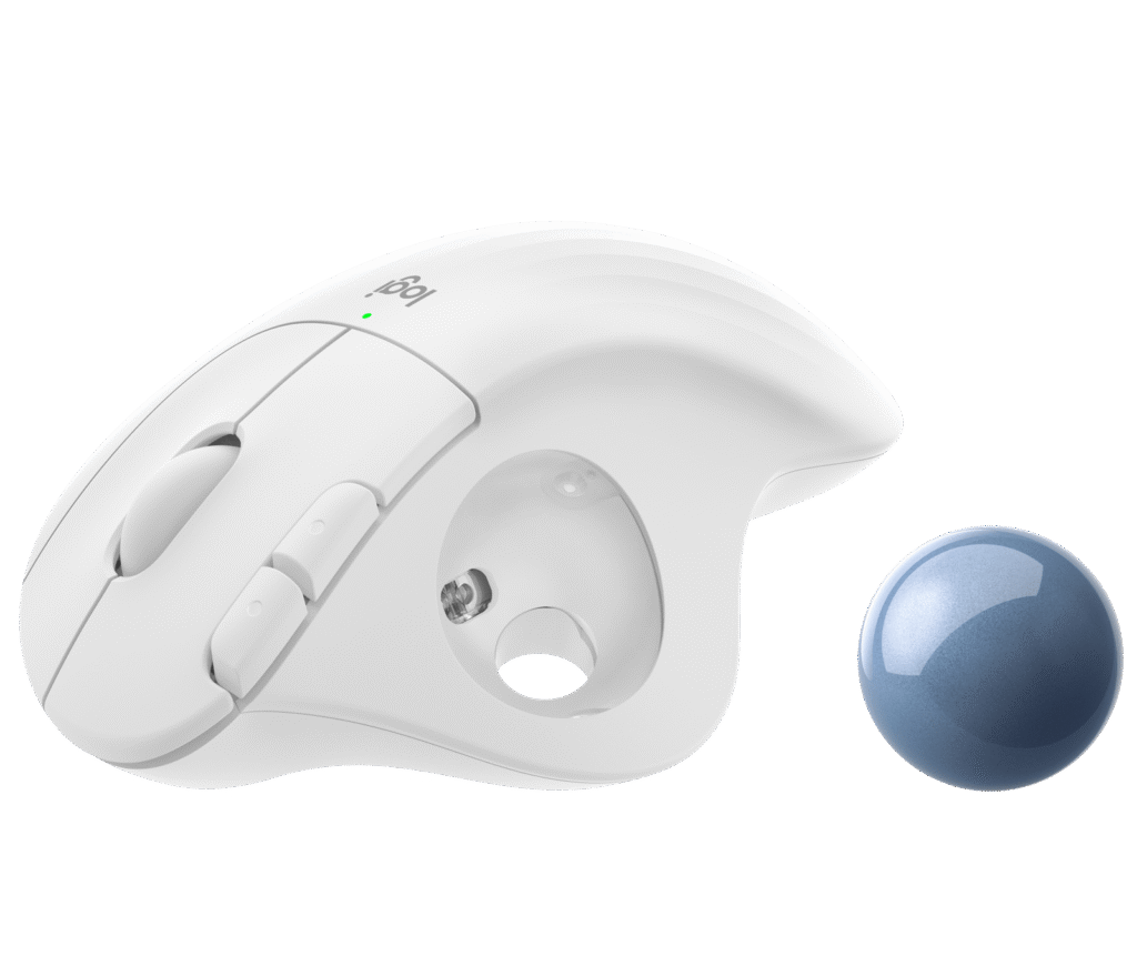 עכבר Logitech ERGO M575 – לבן שבור