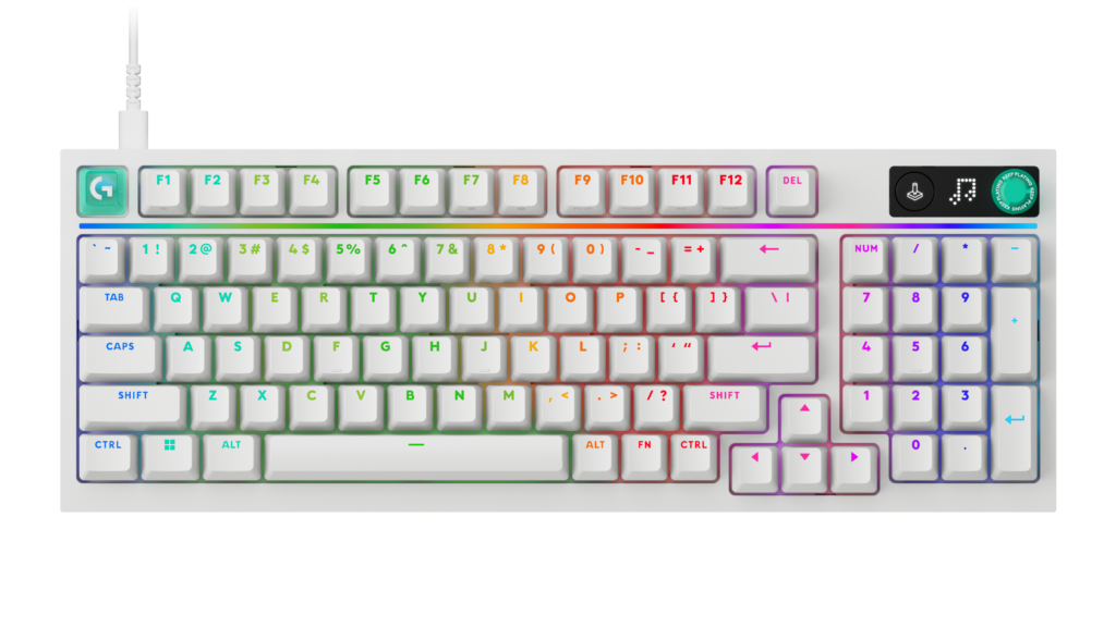 מקלדת גיימינג Logitech G316 X – לבן
