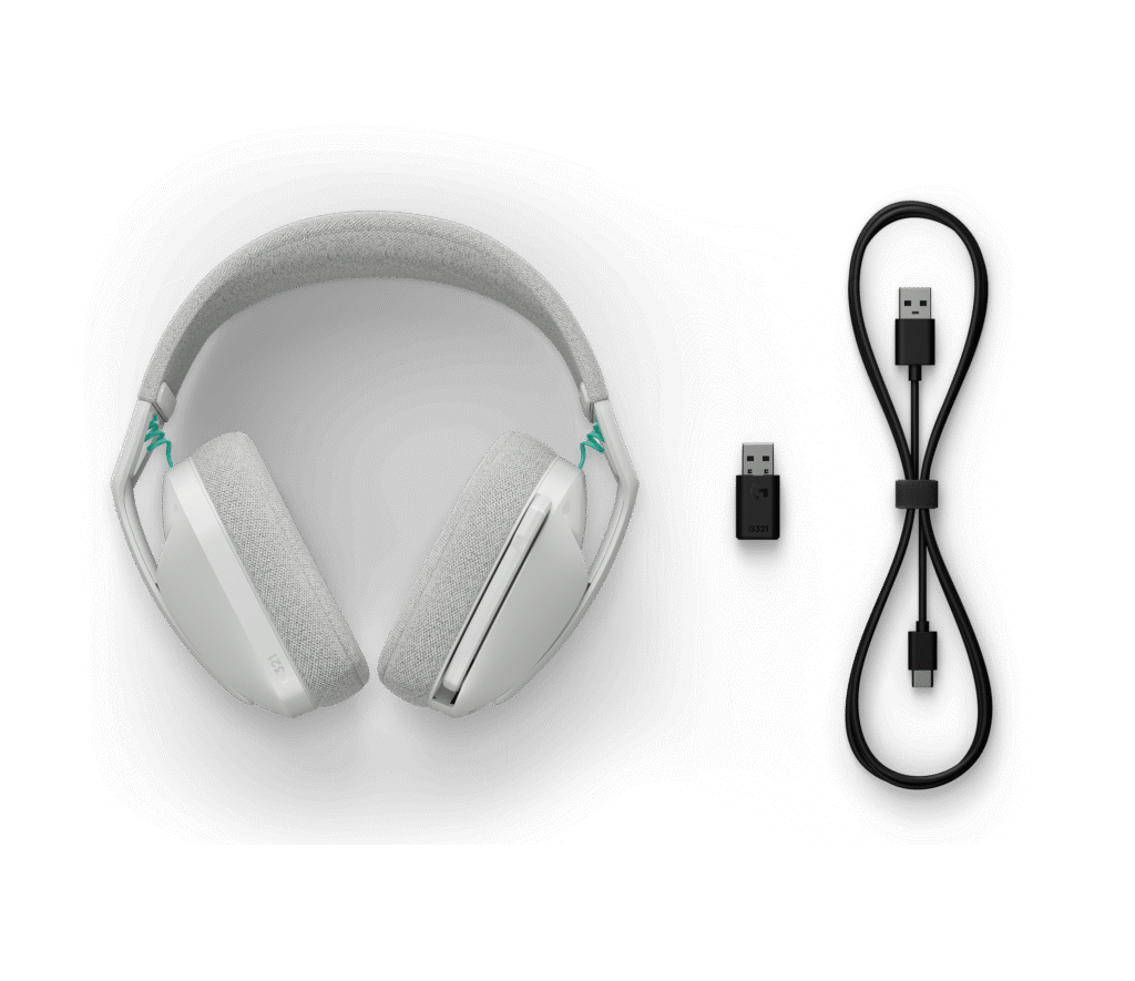 אוזניות גיימינג Logitech G321 – לבן